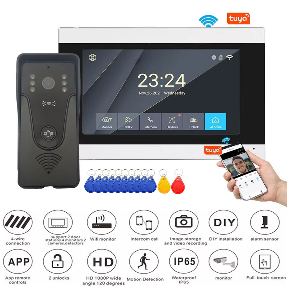 Smart Home Automation Diy - Tuya 1080P 7 Inch Color Touch