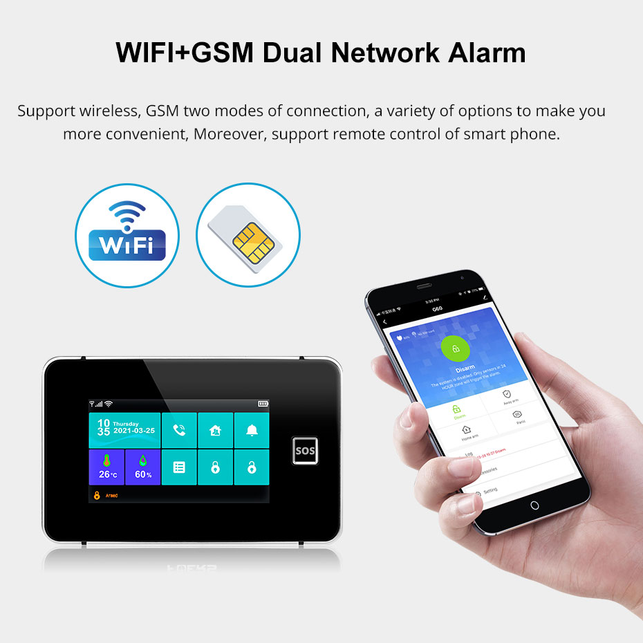 KERUI Tuya Alarm Panel DIY You - Home Automation Diy Kit 评论和价格