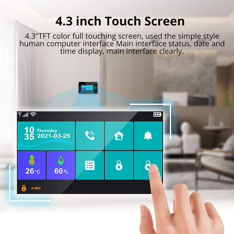 KERUI Tuya Alarm Panel DIY You - Home Automation Diy Kit 评论和价格