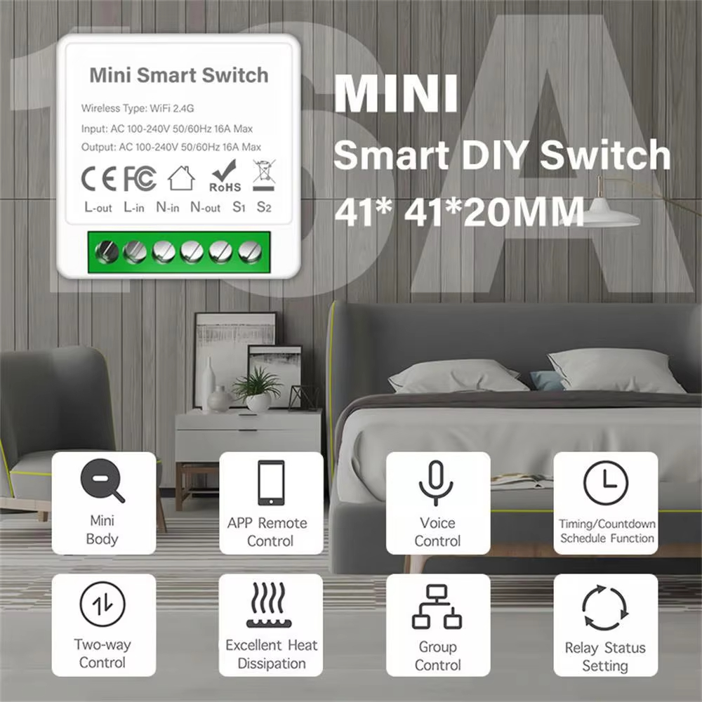 WiFi Zigbee3.0 Mini Smart Swit - Smart Home Automation Diy 评论和价格