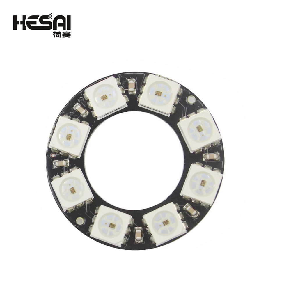 RGB LED Ring Light 8 Bits WS28 - Home Automation Diy Kit 评论和价格