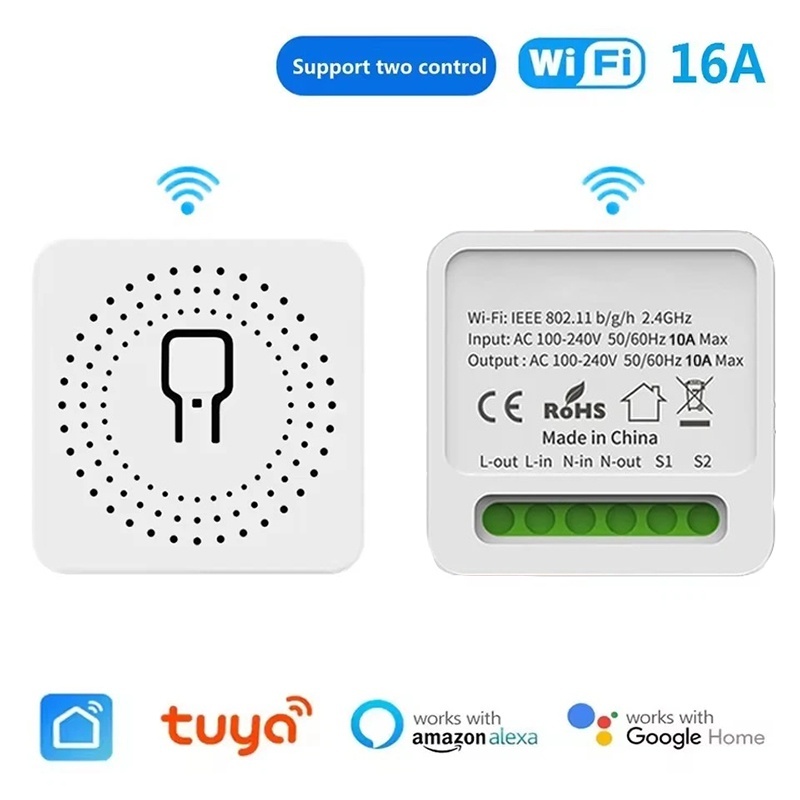 Tuya Zigbee 16A WiFi Mini Smar - Home Automation Diy Kit 评论和价格