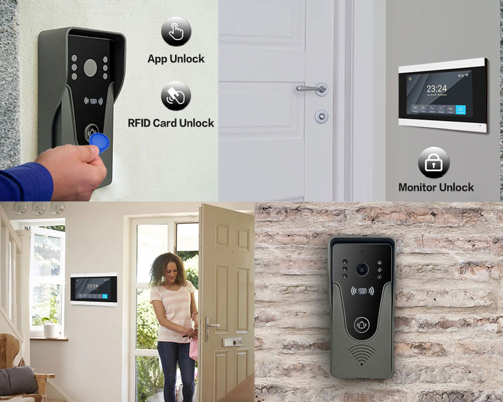 Tuya 1080P 7 Inch Color Touch  - Smart Home Automation Diy 评论和价格